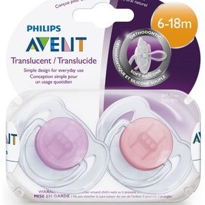 Philips Avent Orthodontic Pacifier, 6-18 Months